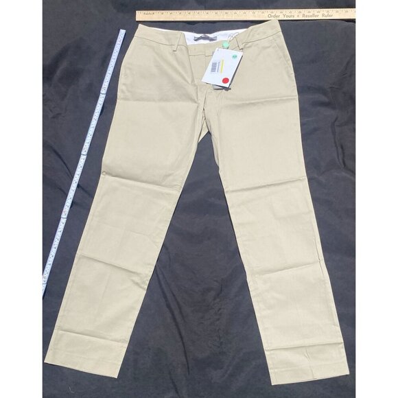 Peserico PME Men's Khaki Cotton Blend Dress Pants – Size 32x34 - Picture 1 of 3